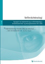 Velferdsteknologi - Helsedirektoratet