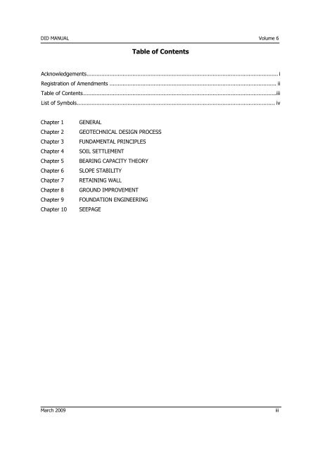 Volume 6 – Geotechnical Manual, Site Investigation and Engineering ...