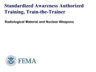 Module 5: Radiological Materials and Nuclear Weapons