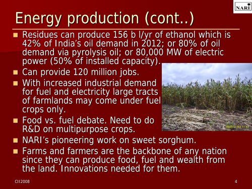 Rural Innovations for Sustainable development - NARI