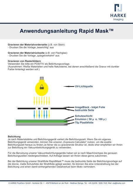 Anwendungsanleitung Rapid Mask