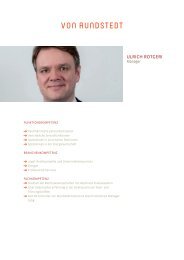 Careertransition Von Rundstedt