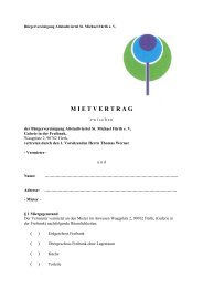 Mieter - Altstadtverein St. Michael Bürgervereinigung Fürth eV