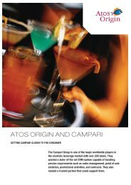 Case Study: Getting Campari closer to the consumer - Atos