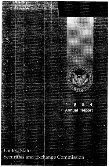 Annual Report - SEC Historical Society