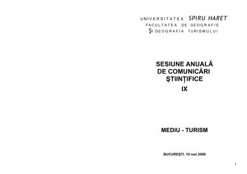 turism - Universitatea Spiru Haret