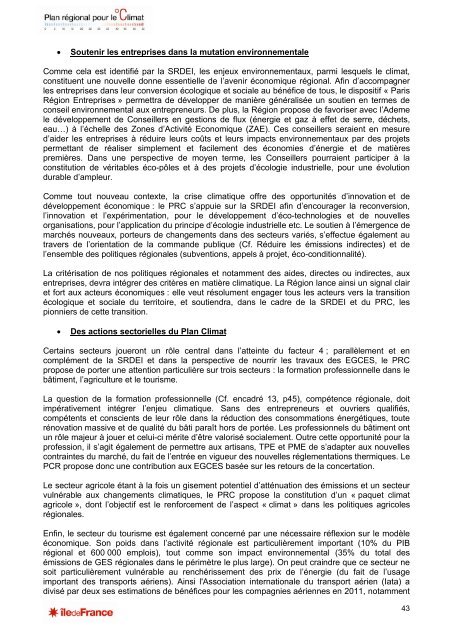 Document cadre - Ãle-de-France