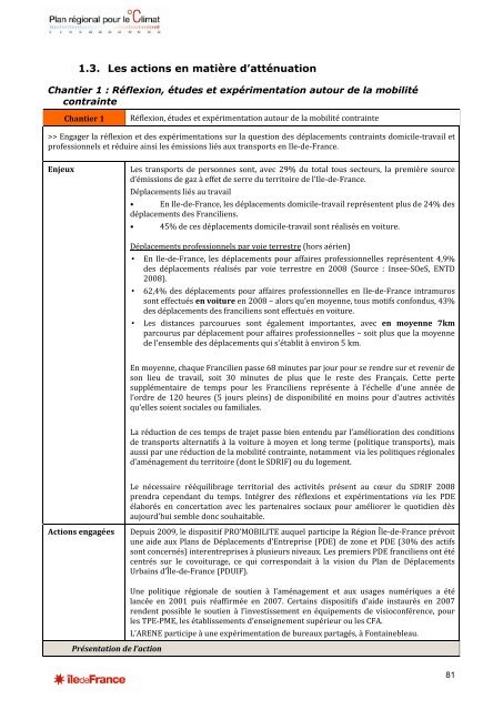 Document cadre - Ãle-de-France