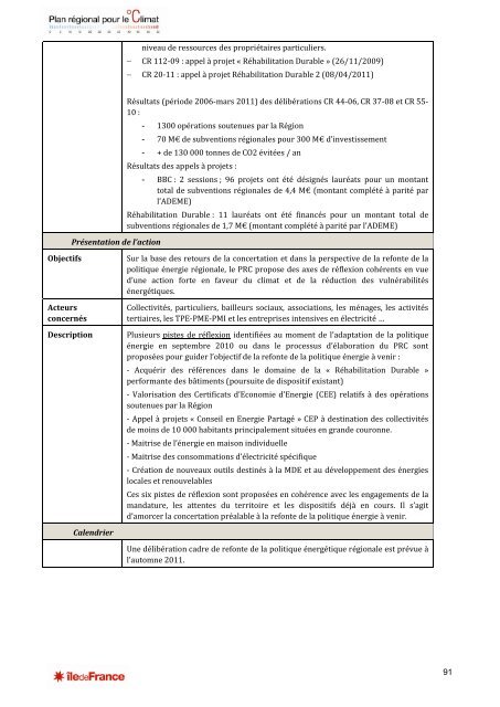 Document cadre - Ãle-de-France