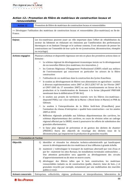 Document cadre - Ãle-de-France