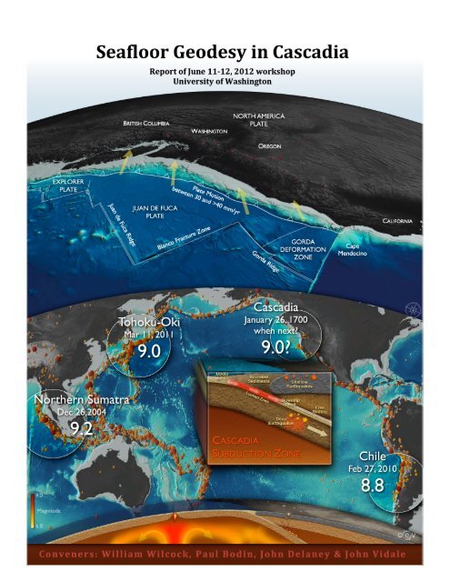 2012 Seafloor Geodesy in Cascadia - William Wilcock - University of ...