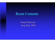 Resin Cements - MyCourses