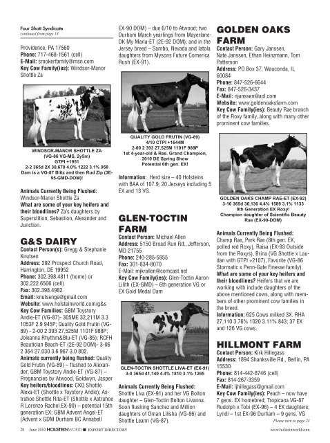 Download PDF - Holstein World Online