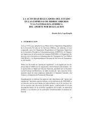 La actividad reguladora del Estado en las empresas de ... - Ipdt.org