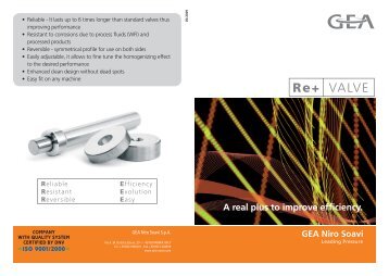 Re+ leaflet ENG.indd - GEA Mechanical Equipment