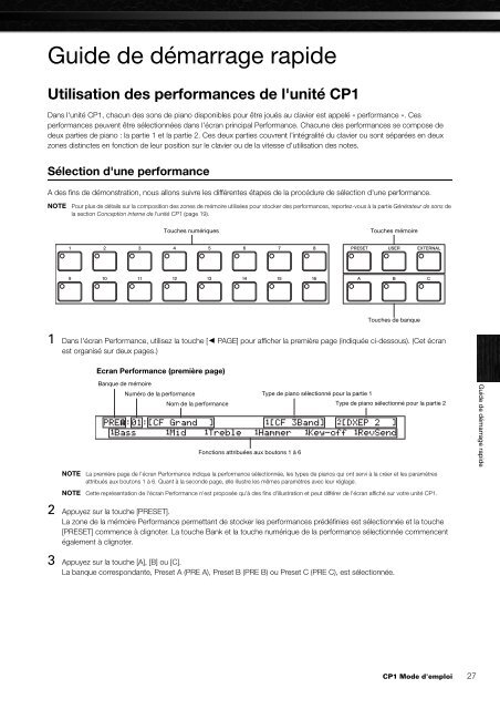 CP1 Owner's Manual - Univers-sons.com