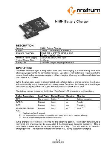Hawker battery charger Hawker battery charger