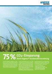 CO2-Einsparung durch Airgenex - HARTER GmbH