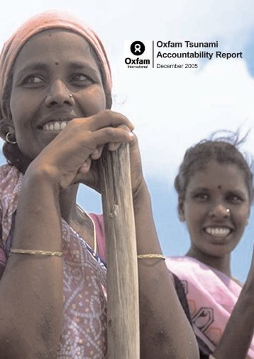 Oxfam Tsunami Accountability Report - Oxfam International
