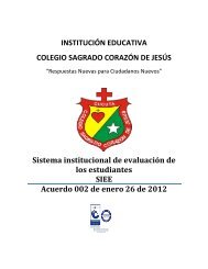 Sistema institucional de evaluaciÃ³n de los estudiantes - Corsaje