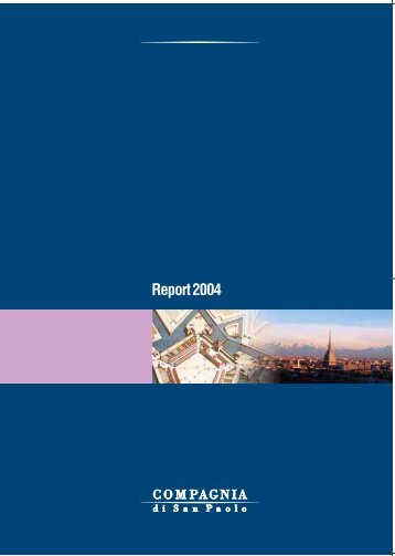 Annual report 2004 - Compagnia di San Paolo