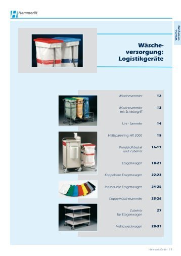 Wäsche- versorgung: Logistikgeräte - Hammerlit