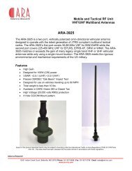 VHF UHF Antenna - ARA 3925 - ViaLite