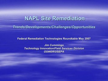 NAPL Site Remediation - Federal Remediation Technologies ...