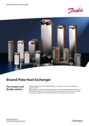 Brazed Plate Heat Exchanger - Danfoss