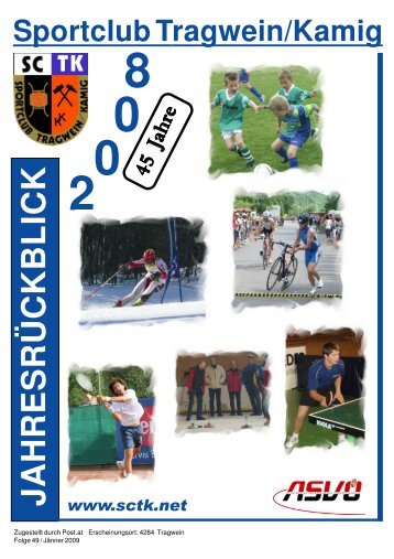 vereinszeitung_2008.pdf - Sportclub Tragwein Kamig