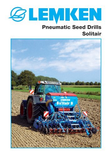 Pneumatic Seed Drills Solitair - Lemken