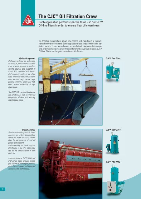 Marine Brochure - CJC in the Marine Sector - Cjc.dk