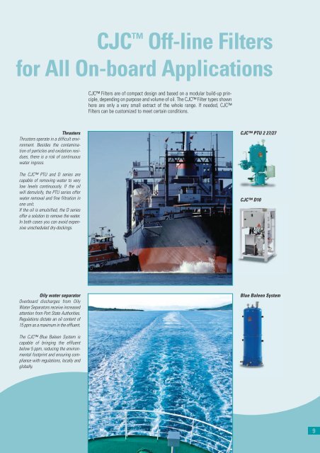 Marine Brochure - CJC in the Marine Sector - Cjc.dk