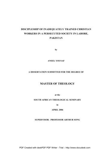 The Final Dissertation-Correction-Aneel _2 - South African ...