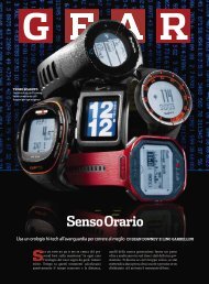 Runner's World Febbraio 2012, Gear: Senso Orario