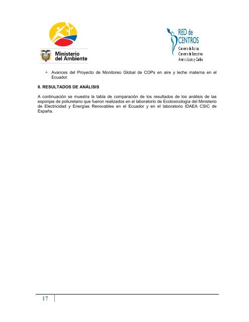Informe nacional-Ecuador - Centro Coordinador de Basilea | Centro ...