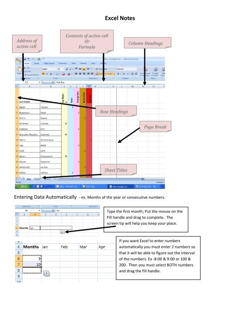 Excel Quick Tips