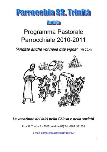 scarica il programma - Diocesi di Andria