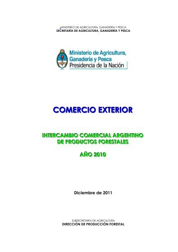 Comercio Exterior diciembre 2010