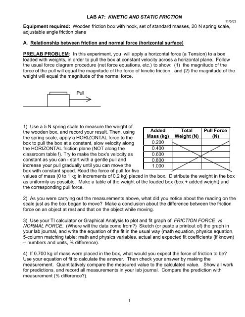 coefficient of friction conclusion