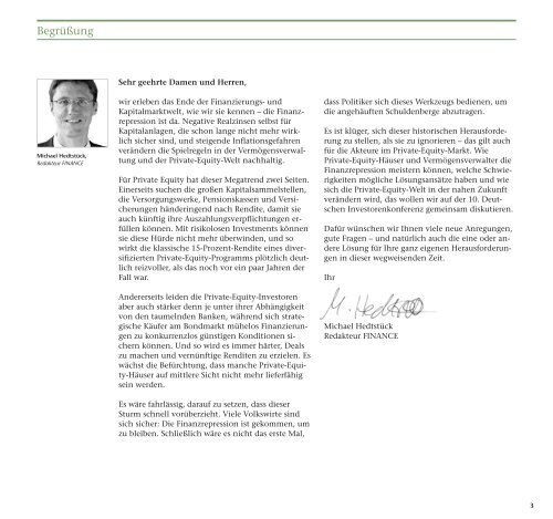 10. Deutsche Investorenkonferenz - Finance Magazin