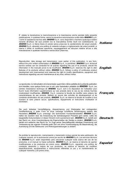 H51308-v0A Manuale Istruzioni VTNC - Rhoss