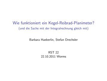 Kegel-Reibrad-Planimeter - Rechenschieber.org