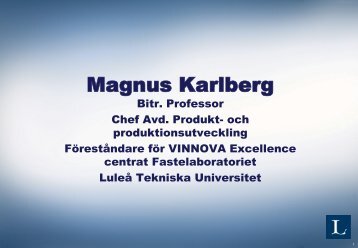 Magnus Karlberg - Skogforsk