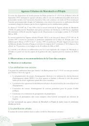 Agences Urbaines de Marrakech et d'Oujda - INTOSAI – Working ...
