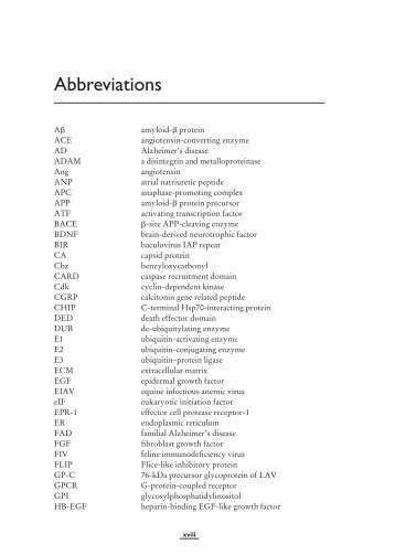 Essays in Biochemistry Volume 38 - Abbreviations [PDF]