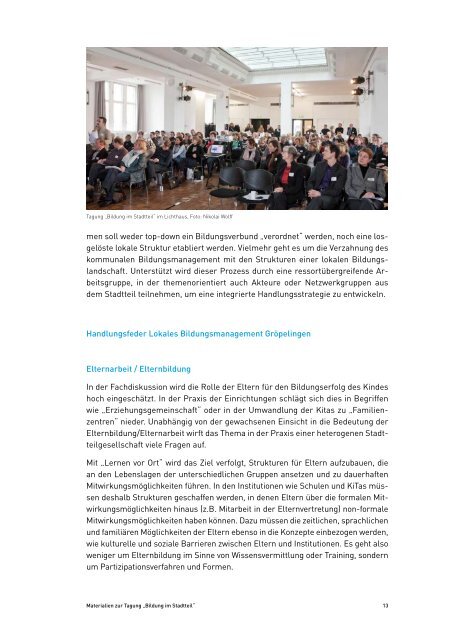 "Bildung im Stadtteil" (pdf, 2.1 MB) - Lernen vor Ort - Bremen