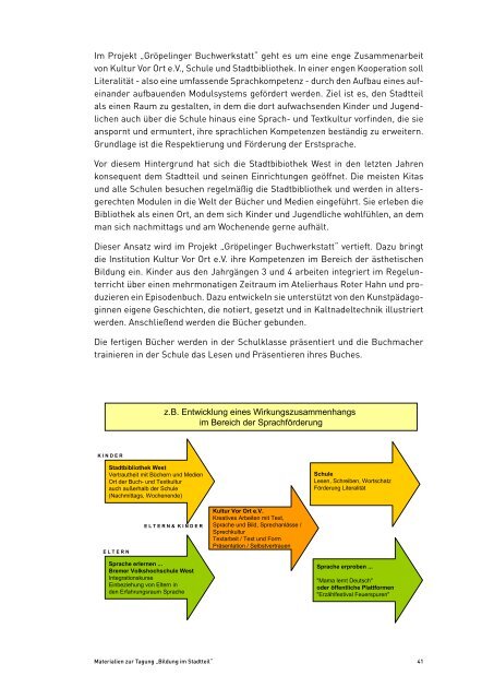 "Bildung im Stadtteil" (pdf, 2.1 MB) - Lernen vor Ort - Bremen