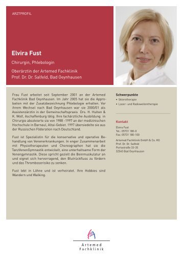 Elvira Fust - Artemed - Bad Oeynhausen