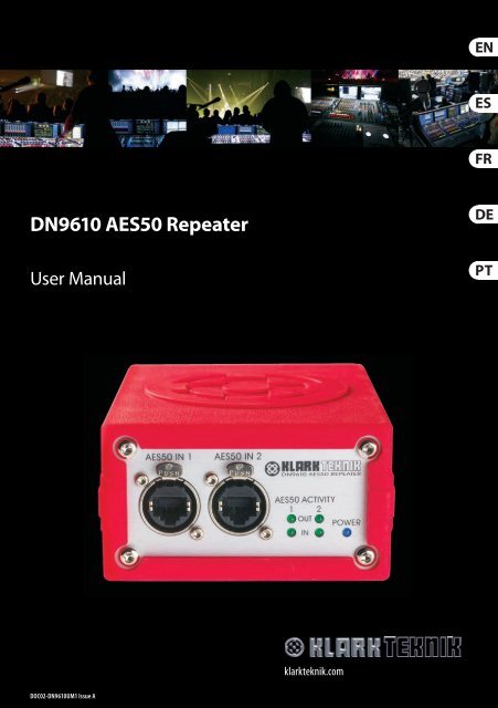 DN9610 AES50 Repeater - Midas